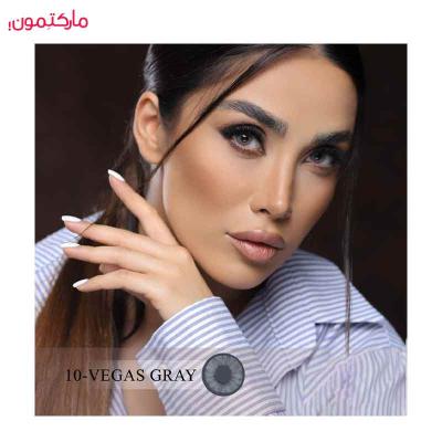 لنز چشم فصلی کانفست Confest رنگ Vegas Gray شماره No. 10